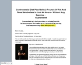 The Underground Fat Loss Manual